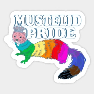 Mustelid Pride Sticker